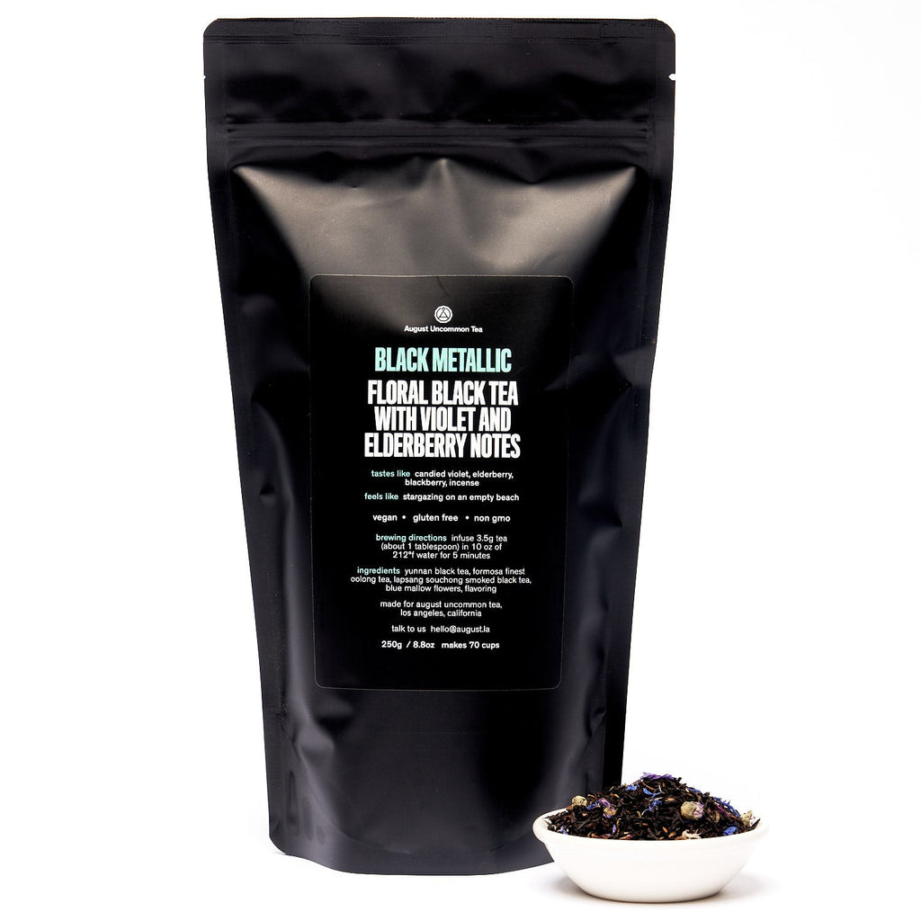Black Metallic - Violet Elderberry Black Tea