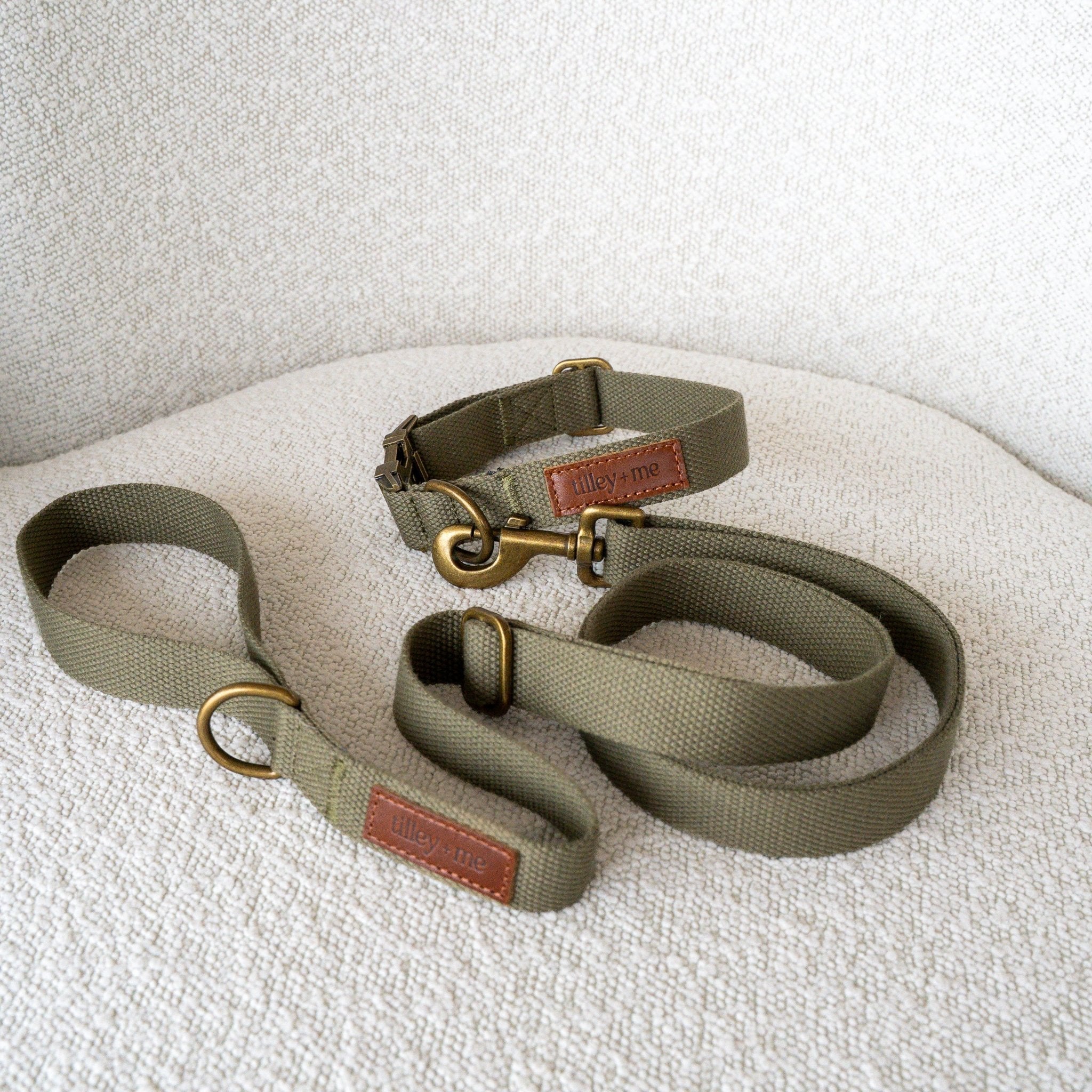 Hemp Cotton Dog Collar - Durable, Sustainable, Adjustable, Lightweight & Soft