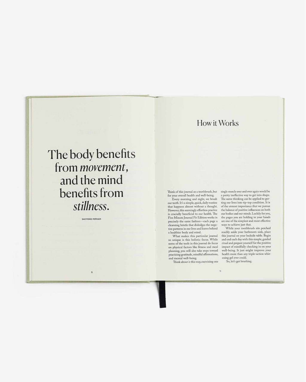 The Five Minute Journal Health & Fitness Edition