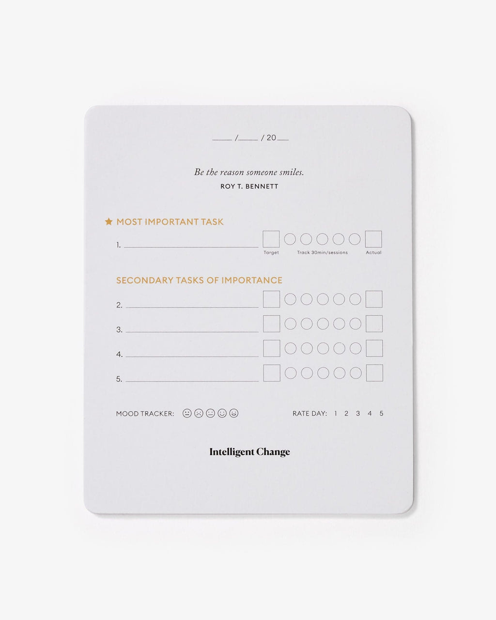 Productivity Planner Cards