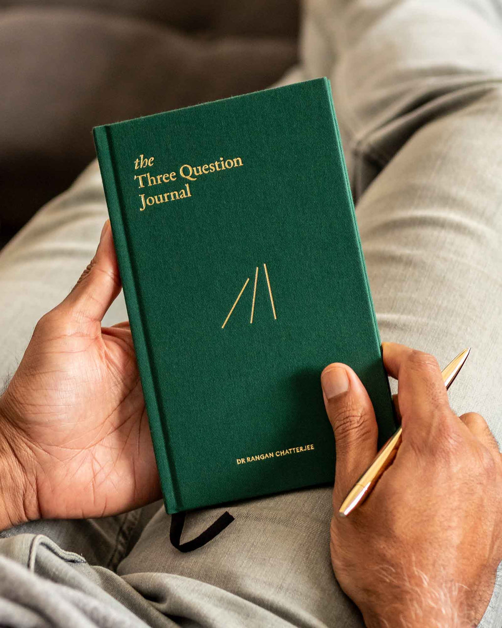 The Three Question Journal - Green