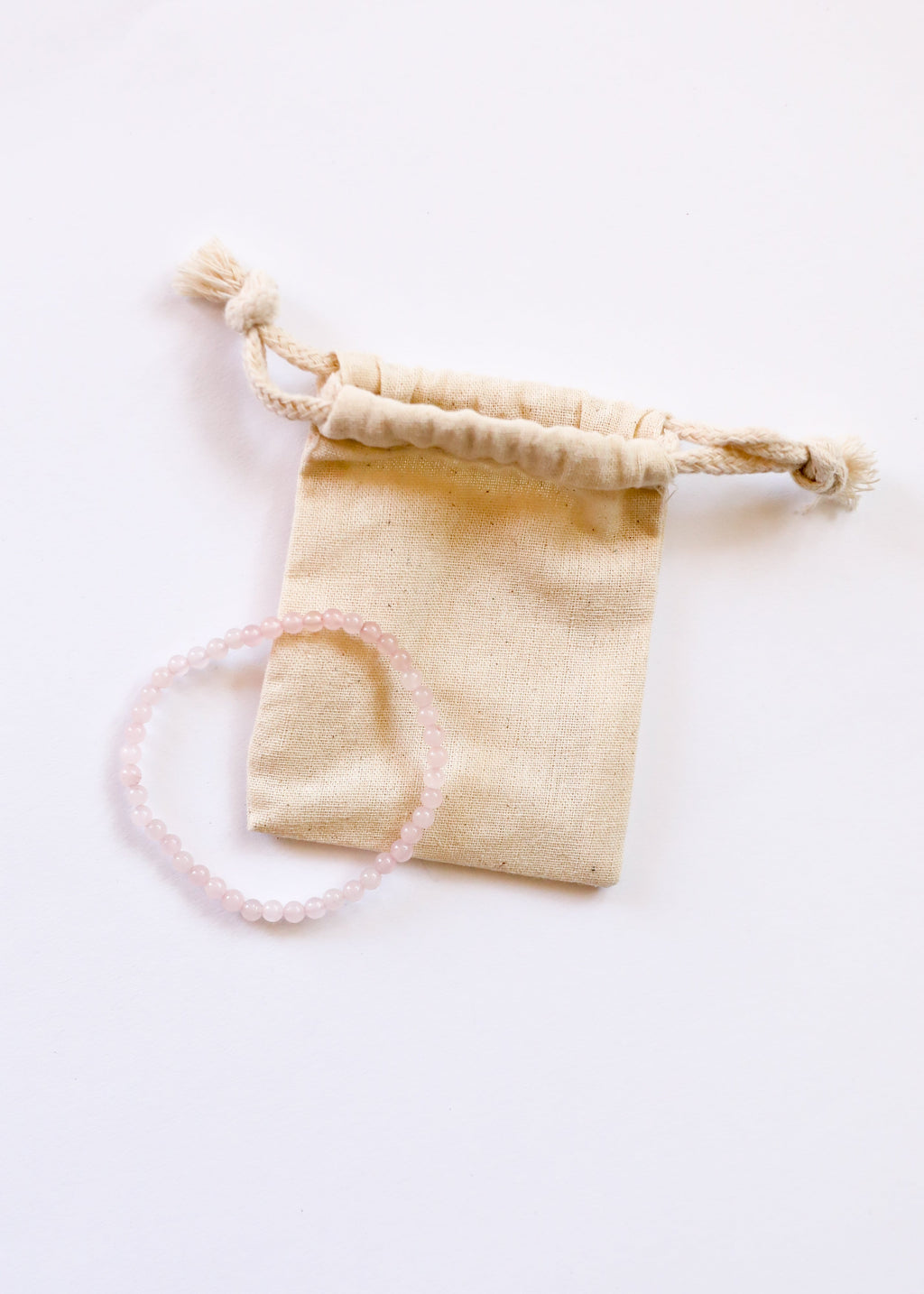 Polished Rose Quartz || Adult Bracelet