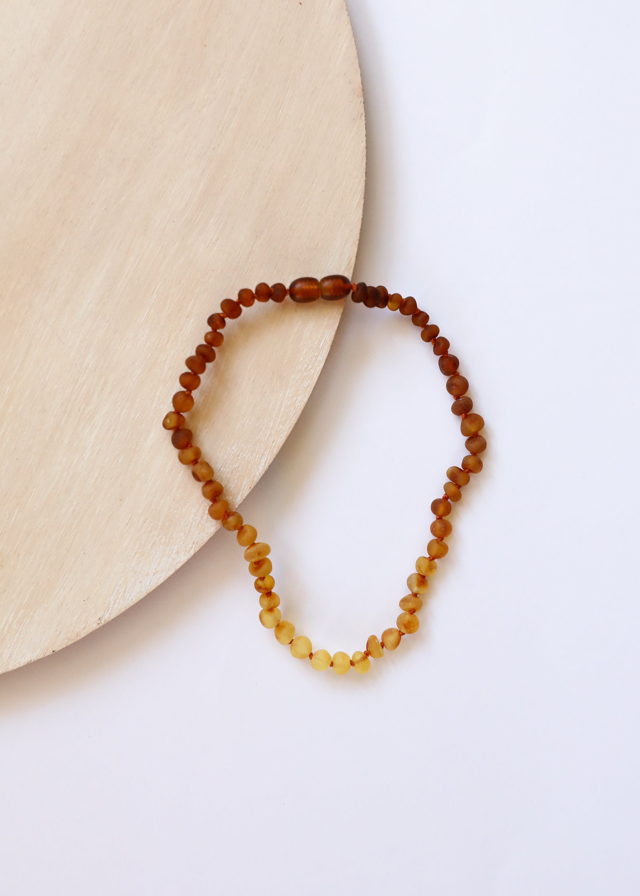 Raw Baltic Amber + Sunflower || Necklace ||
