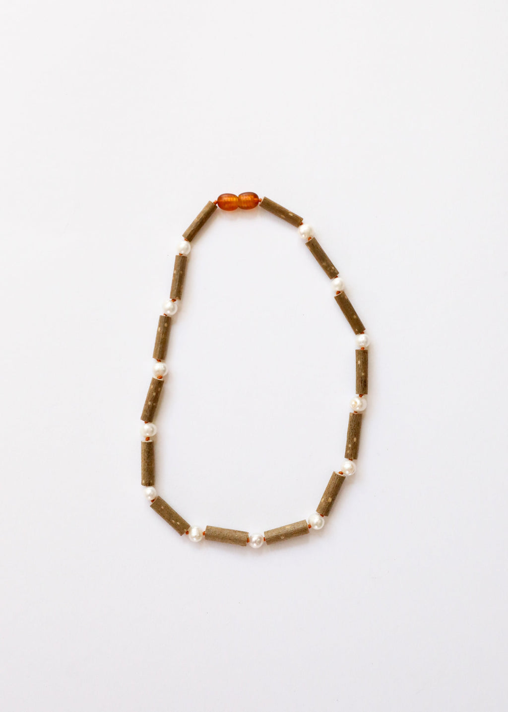 Hazelwood + Pearl || Beaded Necklace ||