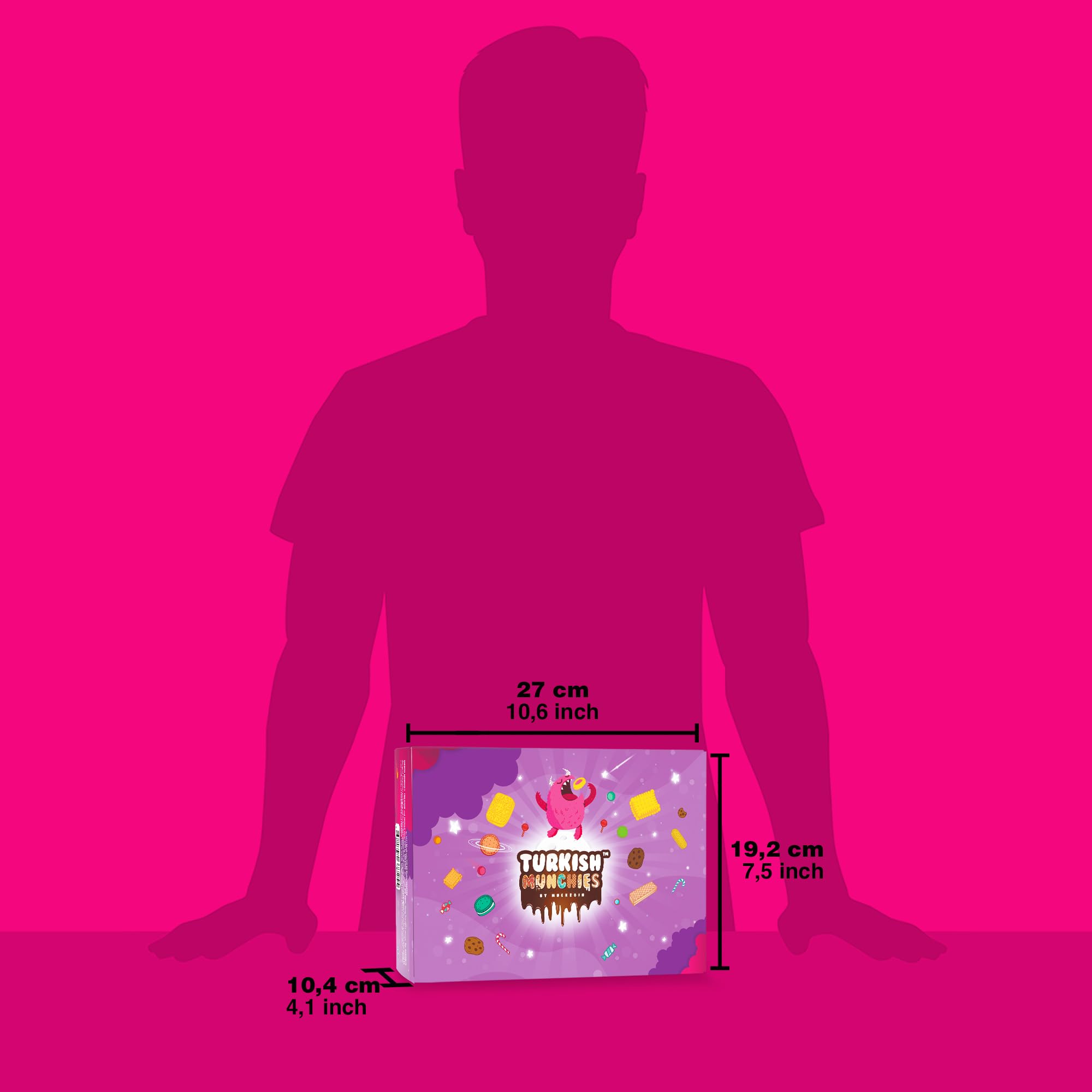 Turkish Munchies International Snack Box - 12 Premium Exotic Snacks