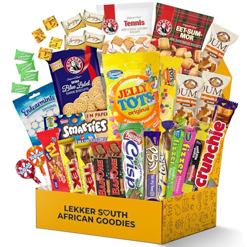 Premium South African Snack Box - 36 Authentic Treats & Confectionery