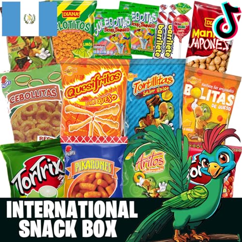 Guatemala International Snack Box | 19 Authentic Treats + Free Gift