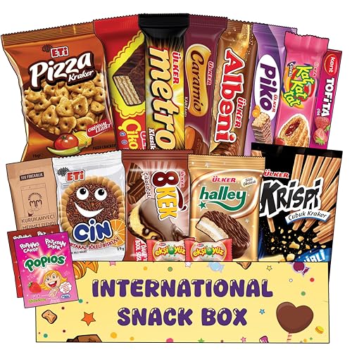 Premium Turkish Snack Discovery Box - 14 Authentic Treats & Delicacies