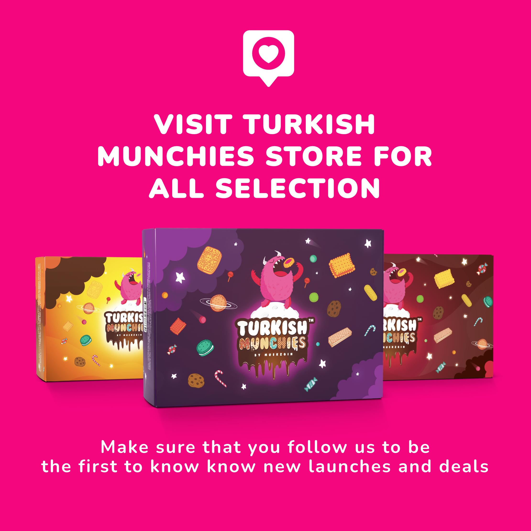 Turkish Munchies International Snack Box - 12 Premium Exotic Snacks