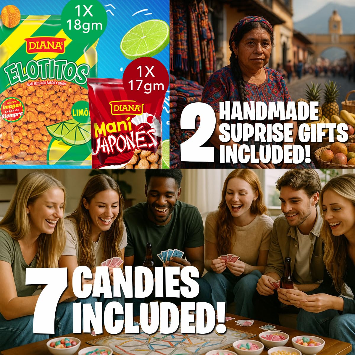 Guatemala International Snack Box | 19 Authentic Treats + Free Gift
