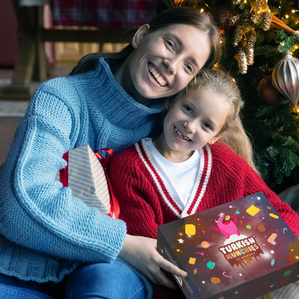 Turkish Munchies International Snack Box - 12 Premium Exotic Snacks