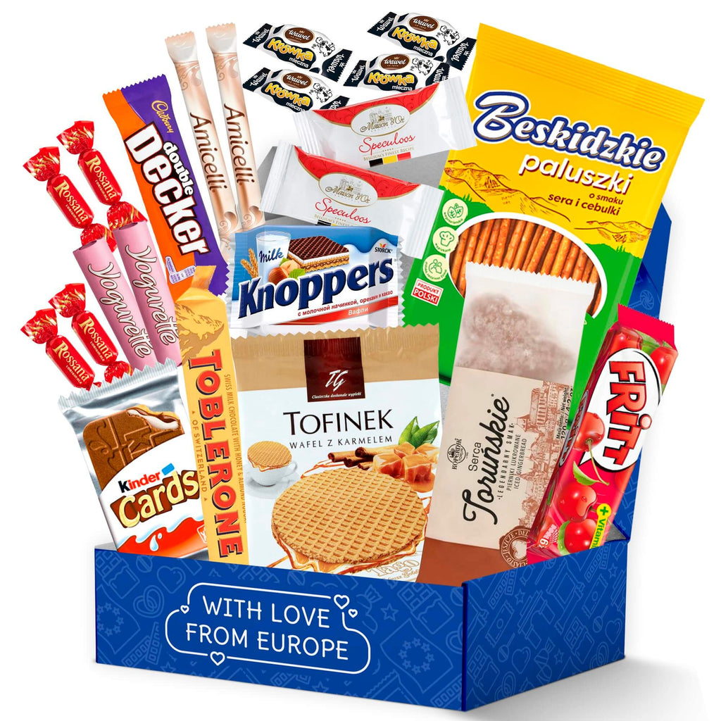 Viral European Snack Box - 22 Authentic International Treats from 7 Countries