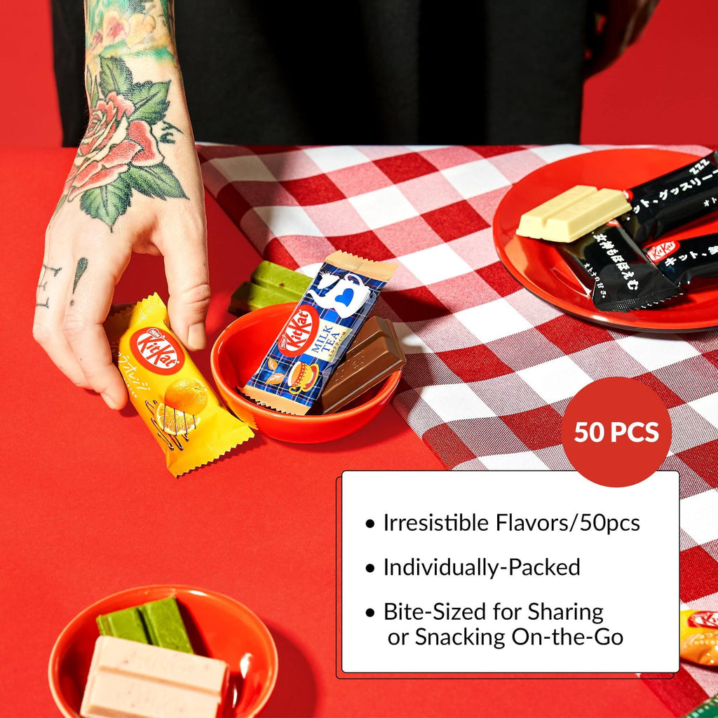 Japanese KIT KAT Variety Pack - 50 Piece Exotic Flavors, Authentic Import from Japan