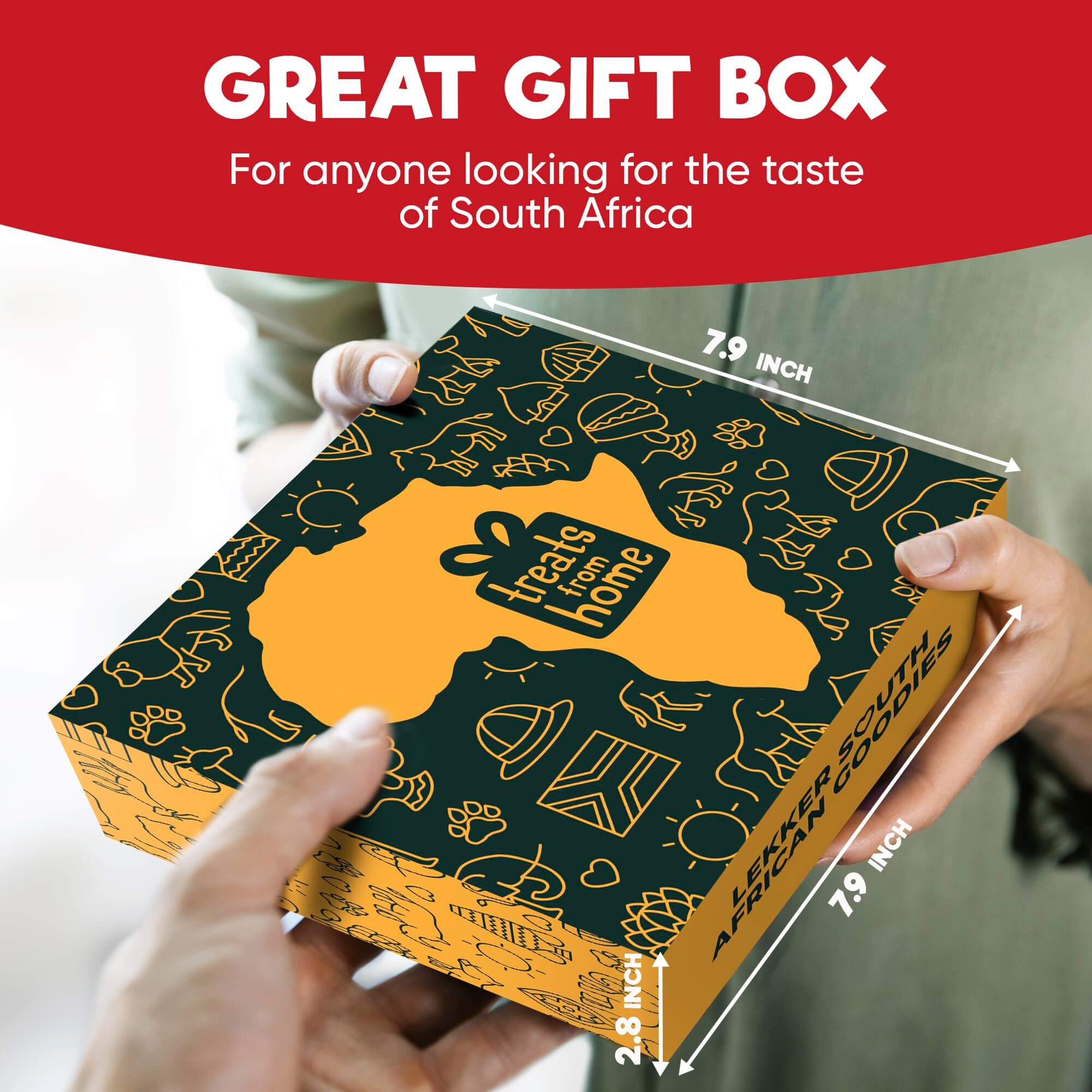 Premium South African Snack Box - 36 Authentic Treats & Confectionery