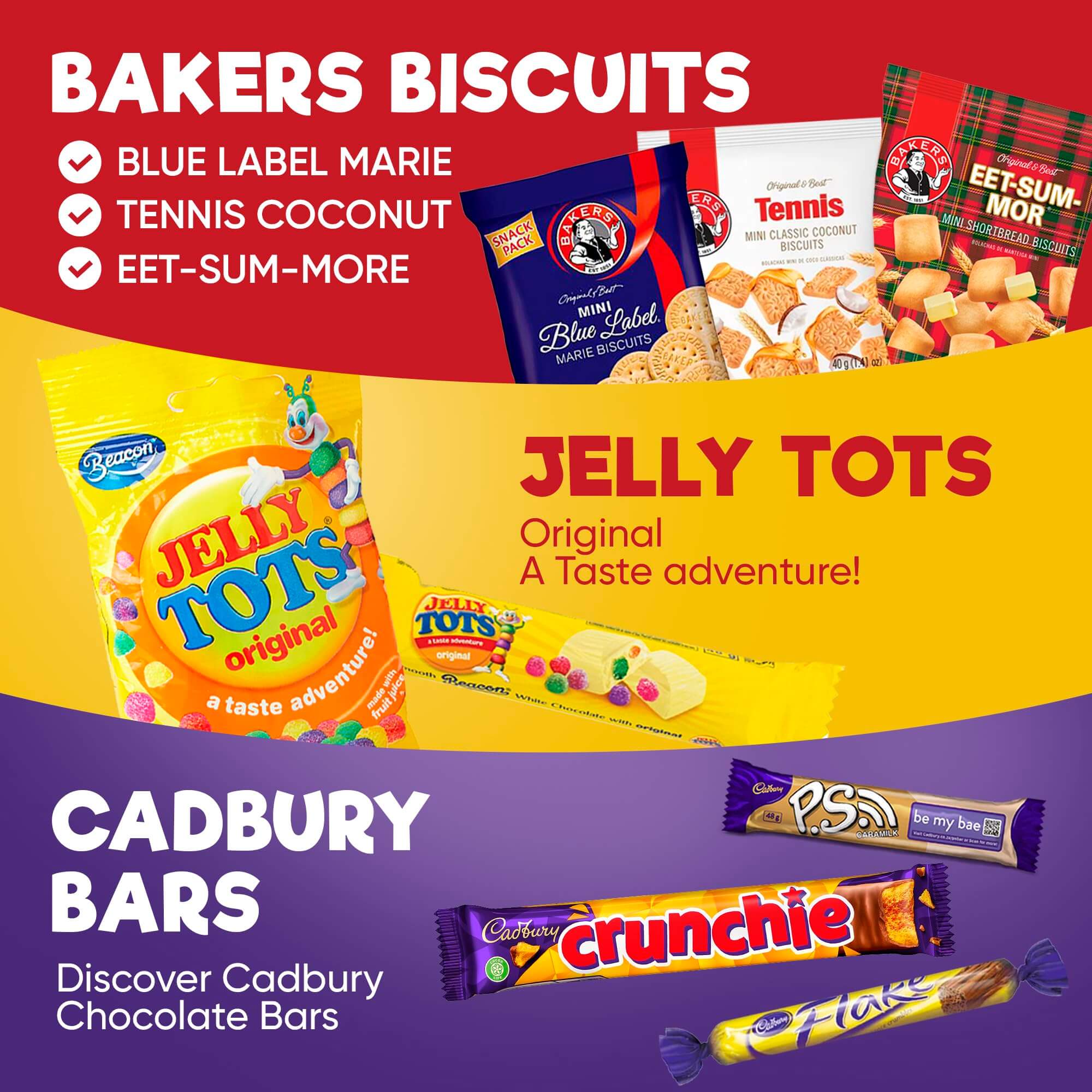 Premium South African Snack Box - 36 Authentic Treats & Confectionery