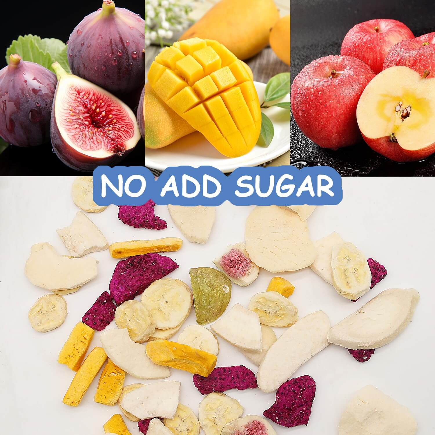 ONETANG Freeze-Dried Mixed Fruit - 12 Single-Serve Healthy Snacks