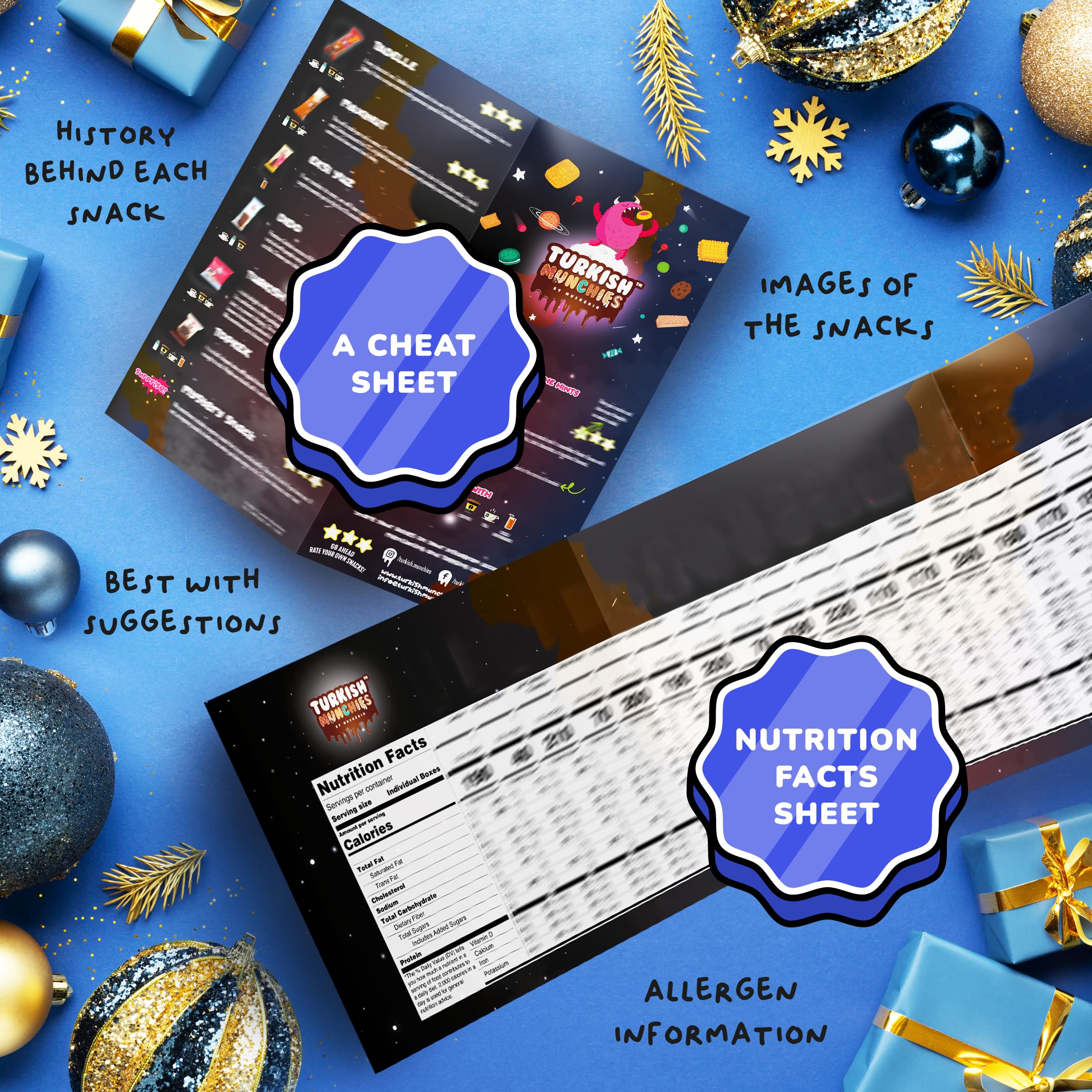 Turkish Munchies International Snack Box - 12 Premium Exotic Snacks