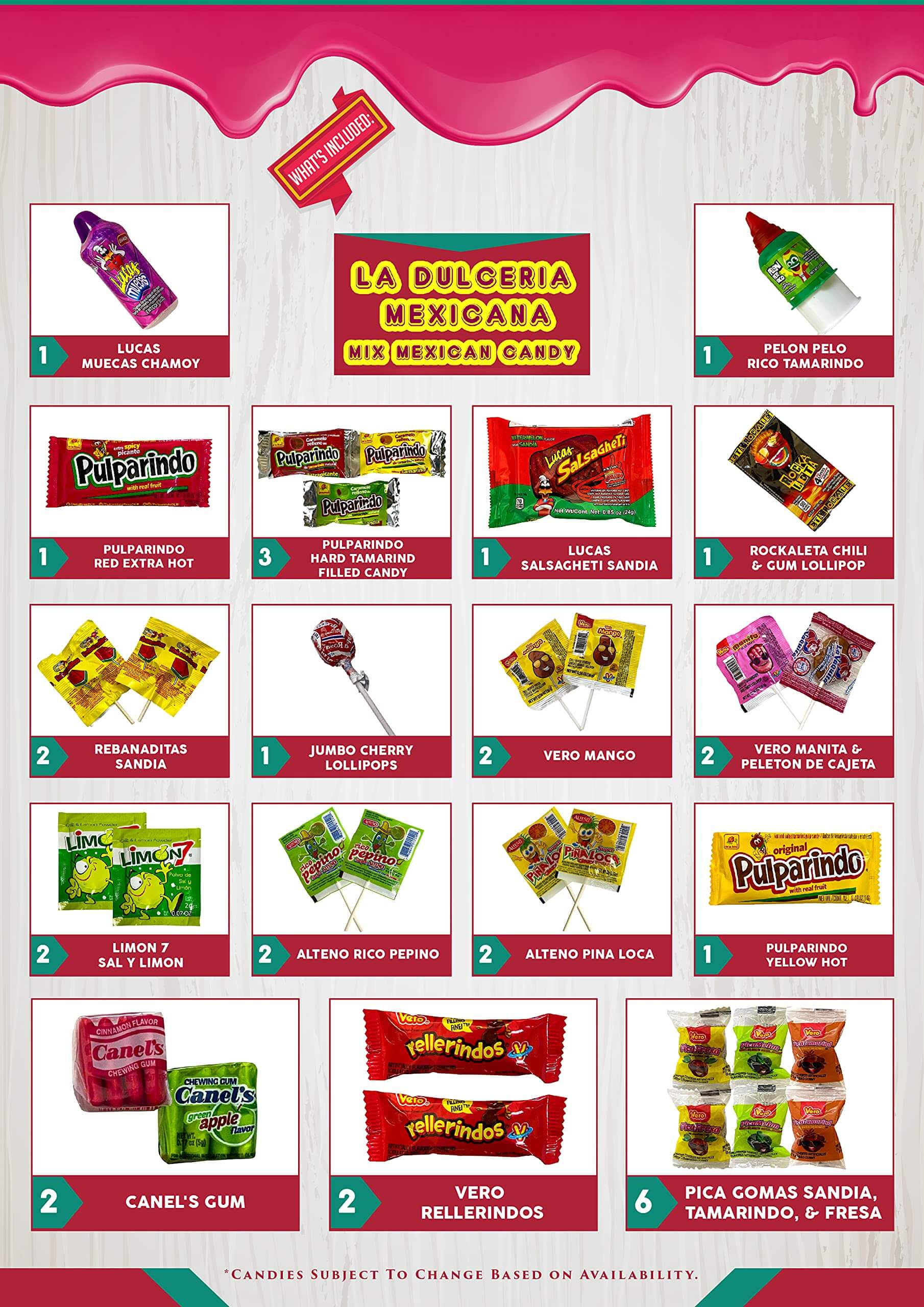Mexican Candy Variety Pack - Authentic Dulces Mexicanos Mix