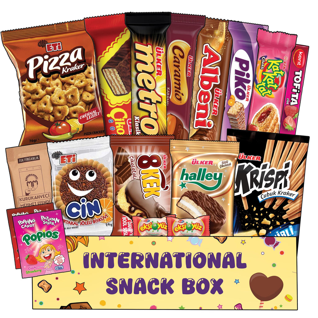 Premium Turkish Snack Discovery Box - 14 Authentic Treats & Delicacies