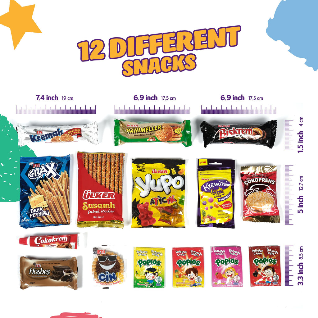 Premium International Snack Box - 12 Full-Size Global Treats | World Snacks
