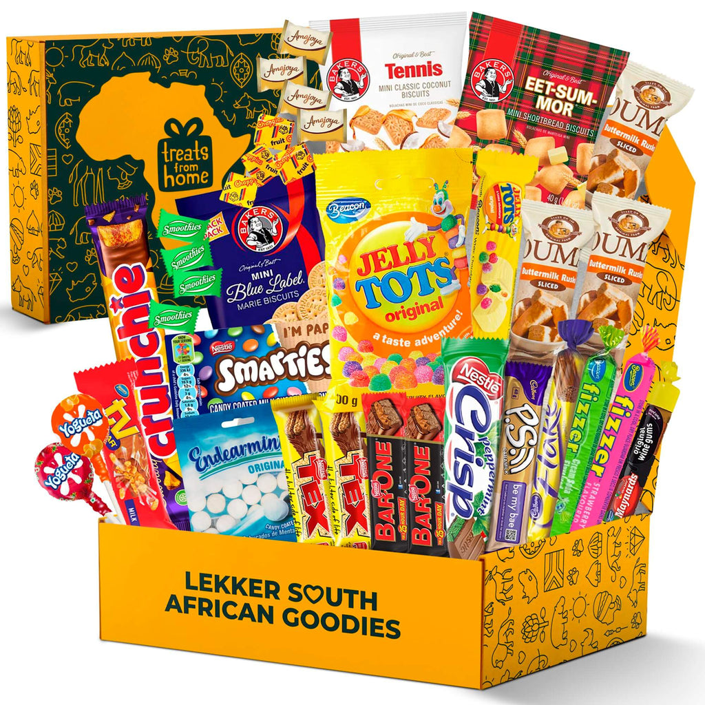 Premium South African Snack Box - 36 Authentic Treats & Confectionery