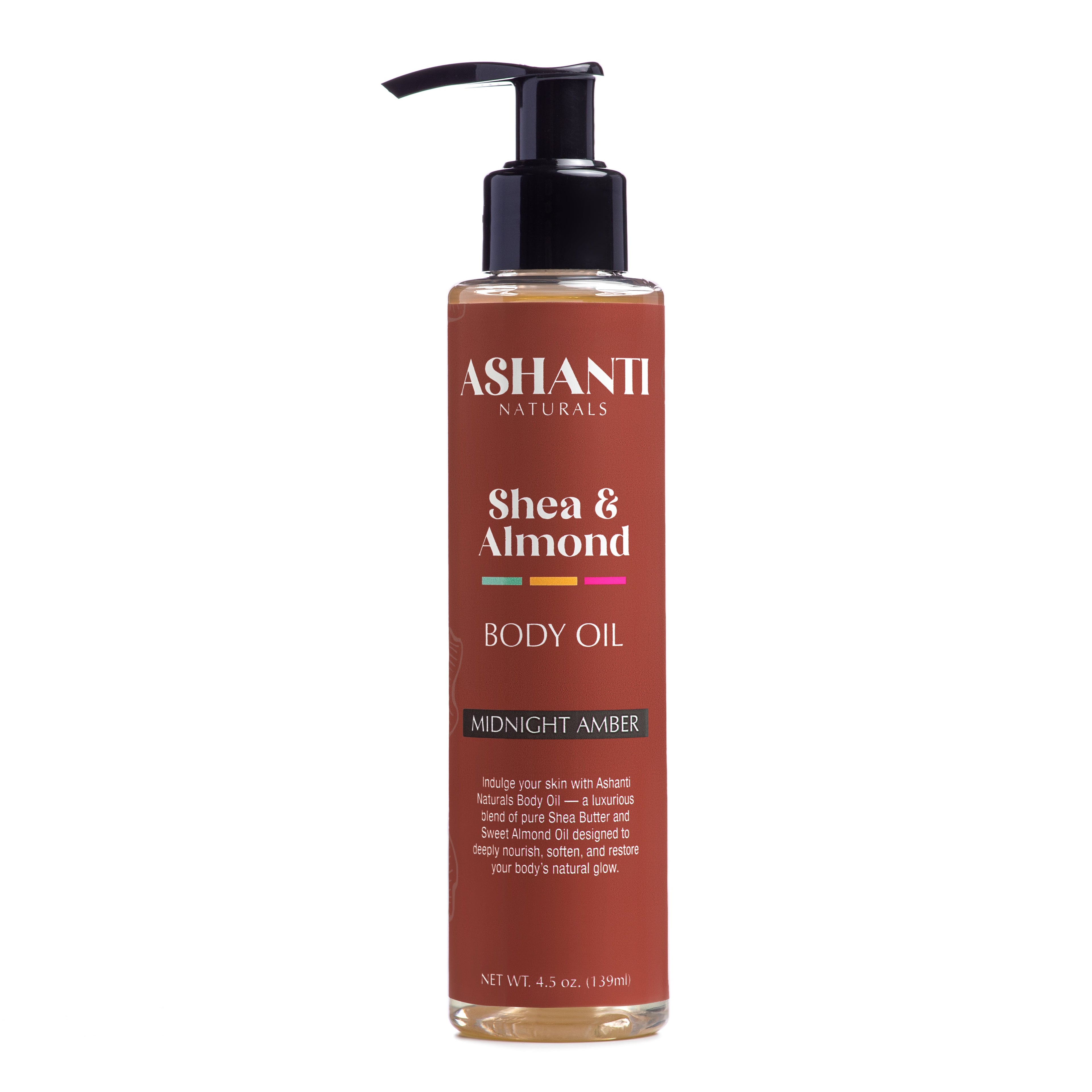 ASHANTI NATURALS Shea & Almond Body Oil - Midnight Amber