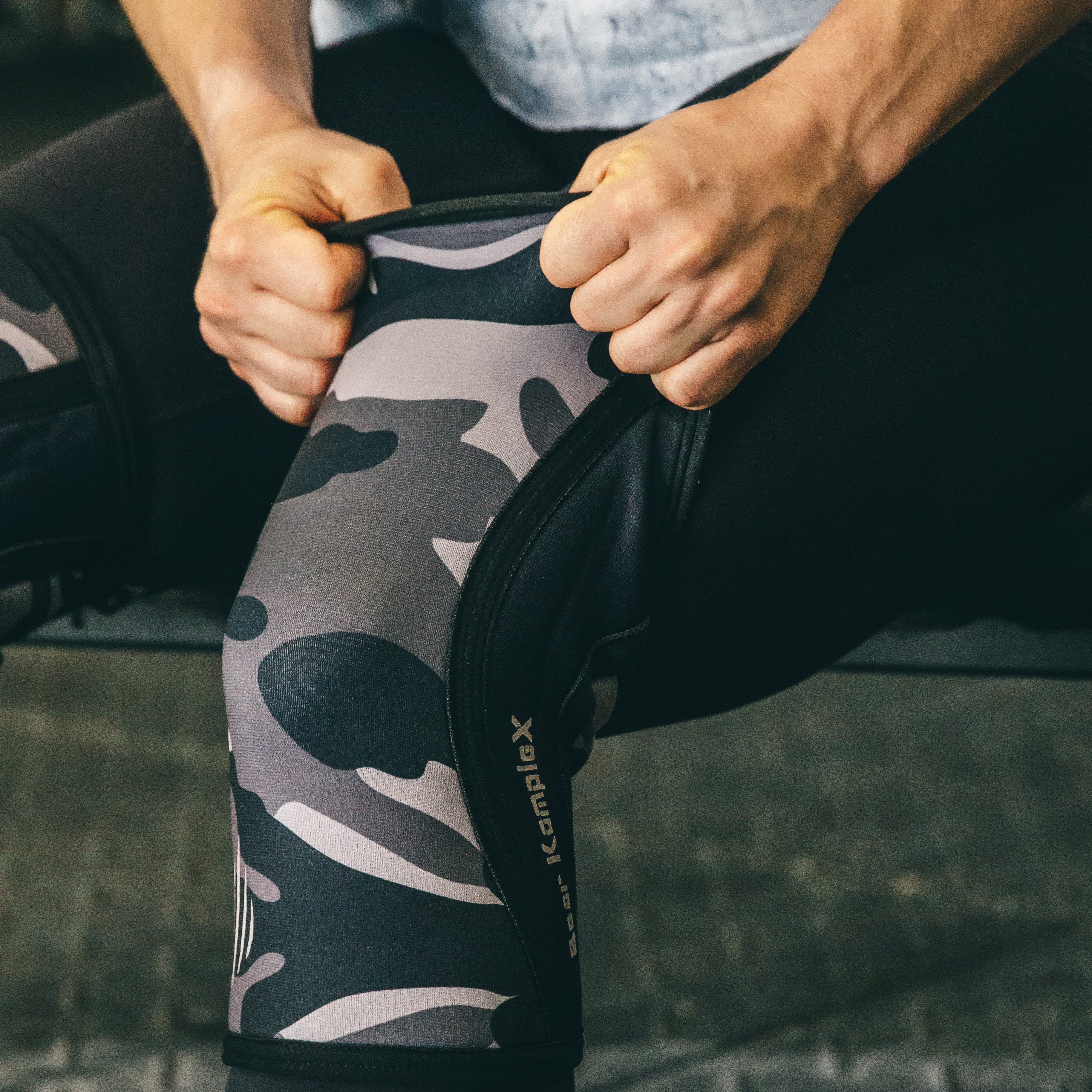 Bear KompleX Knee Sleeves - Black Camo