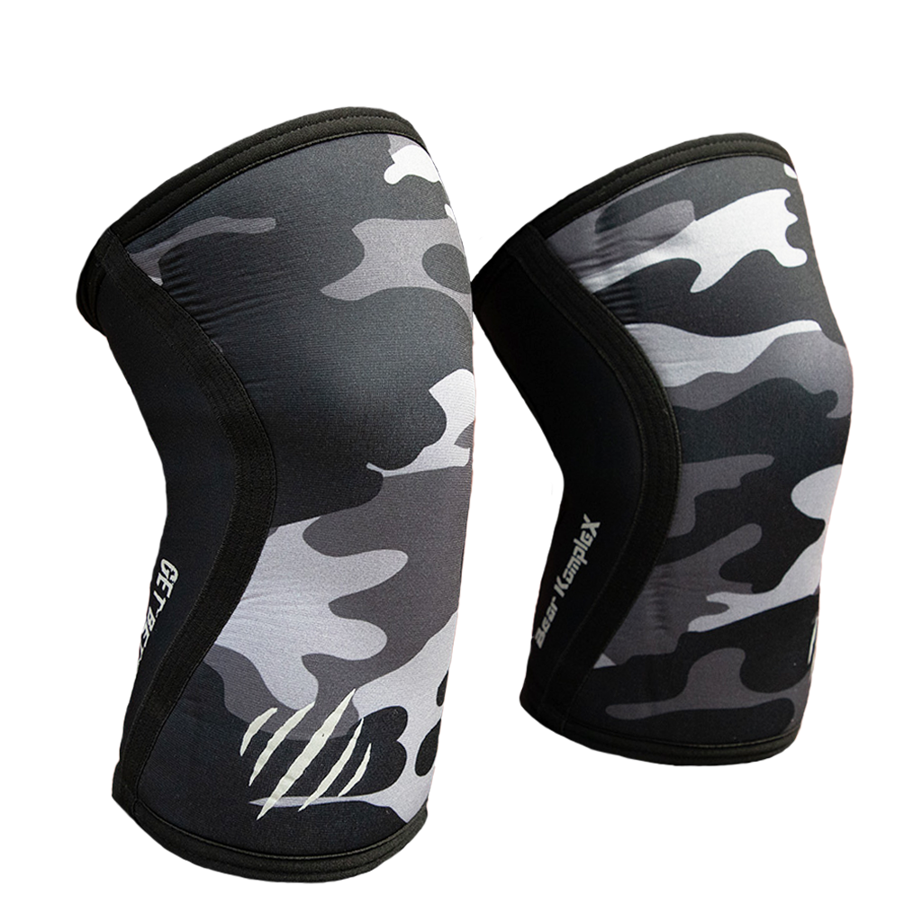 Bear KompleX Knee Sleeves - Black Camo