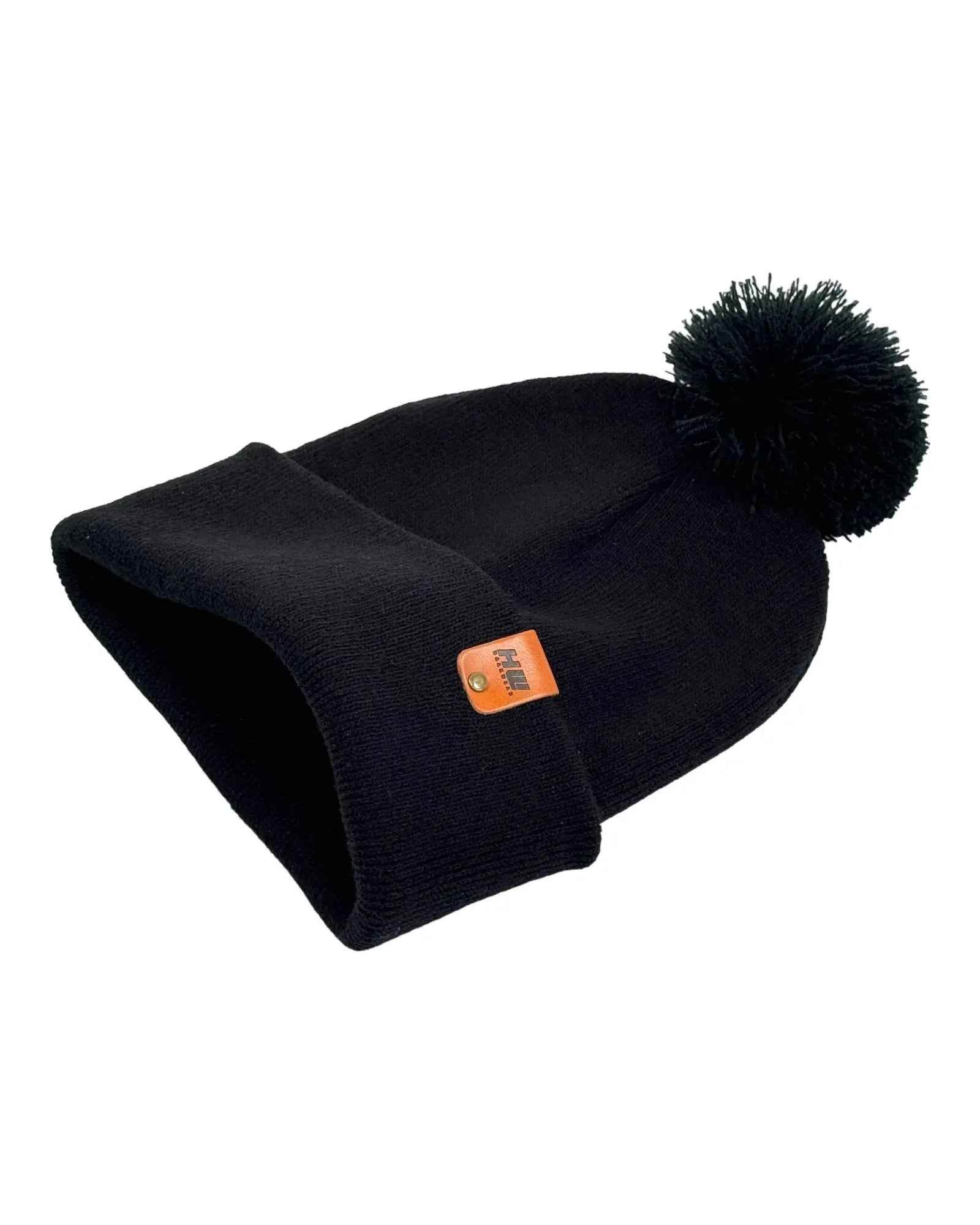 CPP1 HAAKWEAR PomPom Beanie - Made in USA - Midnight Black