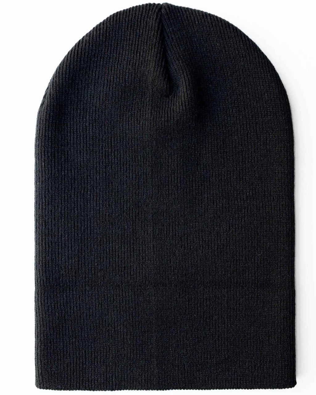 CS101 HAAKWEAR Traditional Silent Cuffed Beanie, Midnight Black