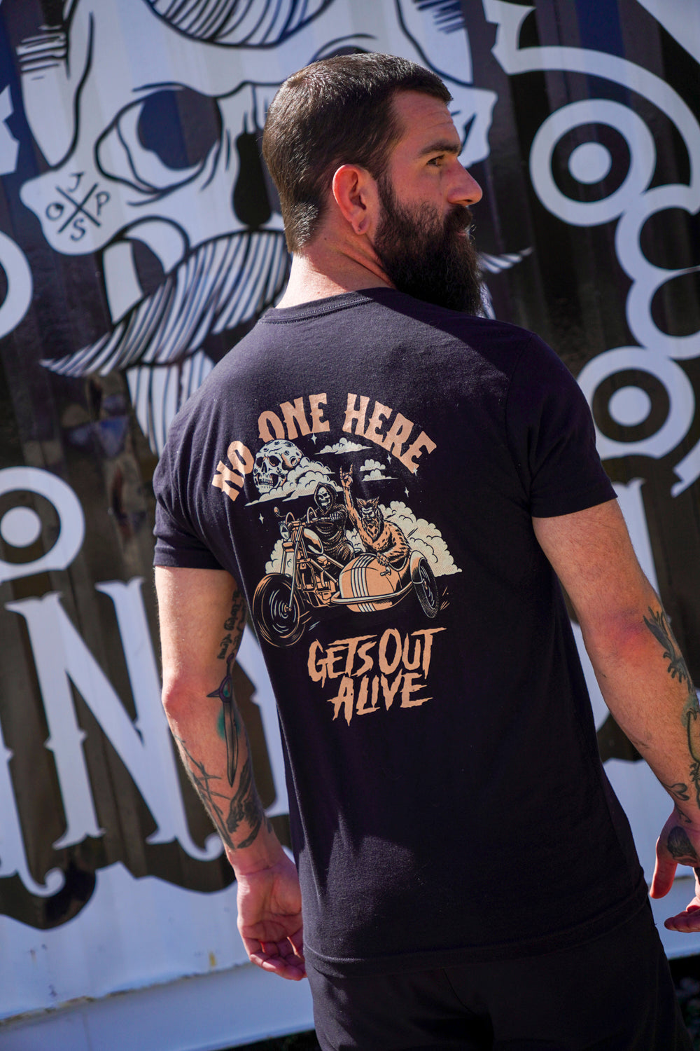 No one here gets out alive T-shirt