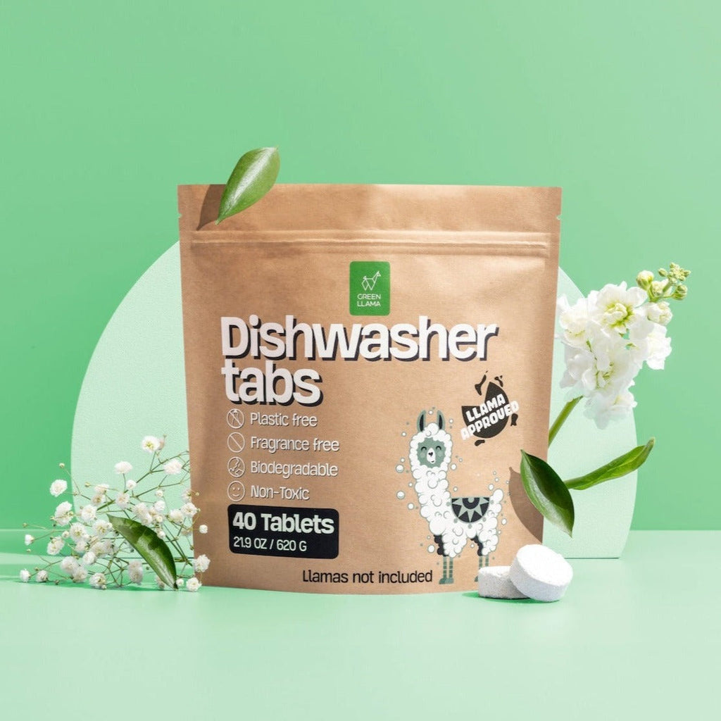 Plastic-Free Dishwasher Tabs - Fragrance & PVA Free