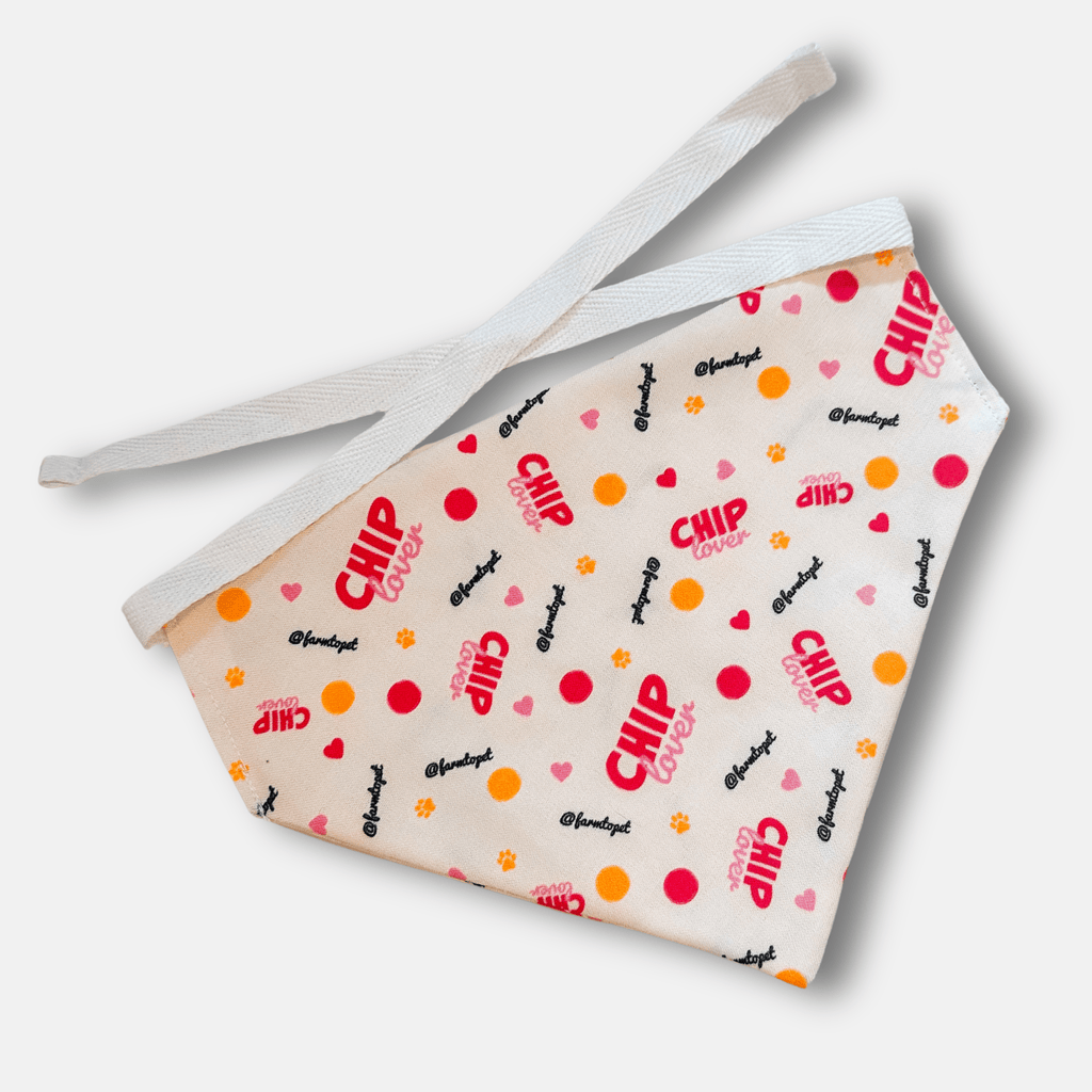 Tie-on Dog Bandana | Adjustable String-tie Bandana for Dogs and Cats