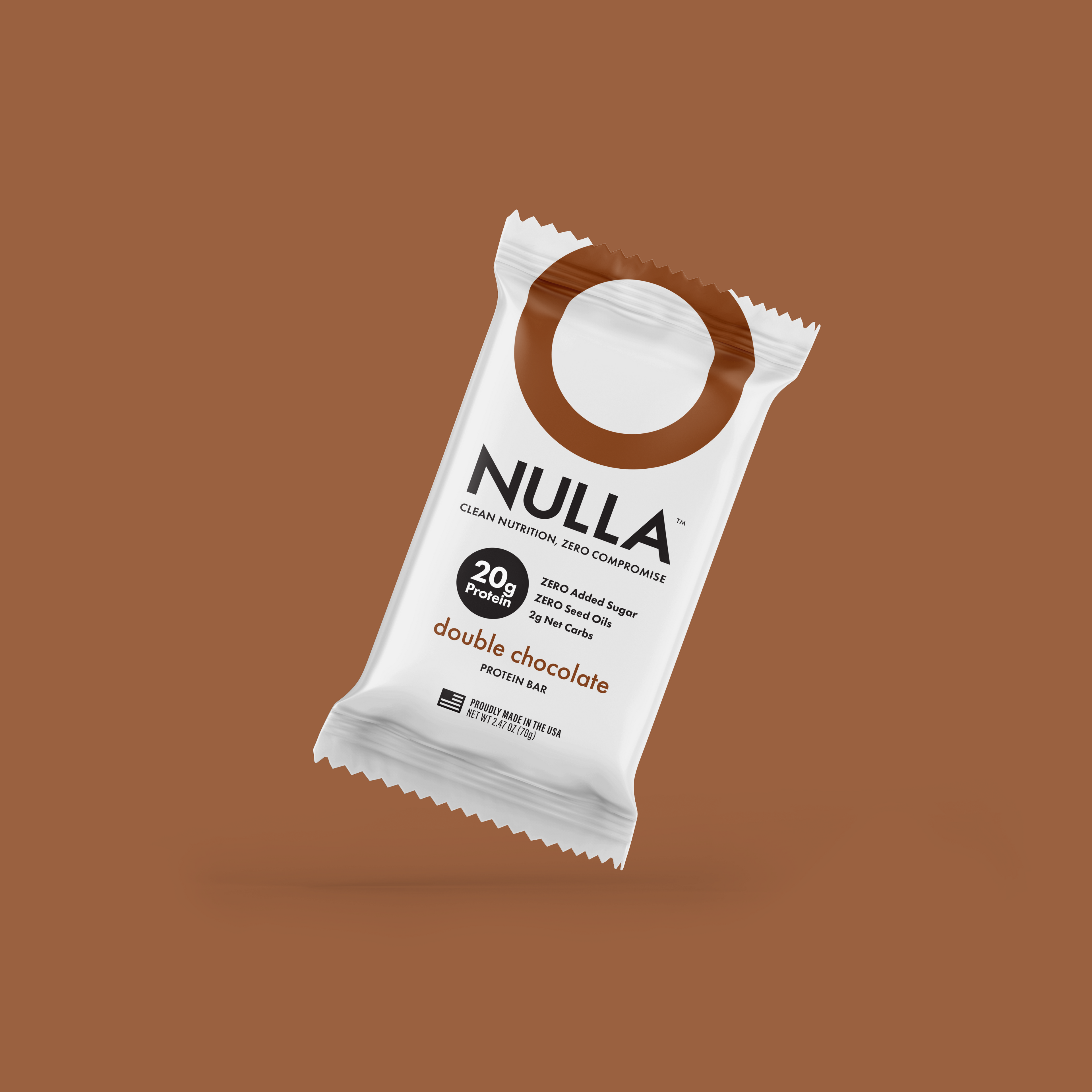 CleanForm Nutrition Nulla Protein Bar - 2 Flavors - Box of 12