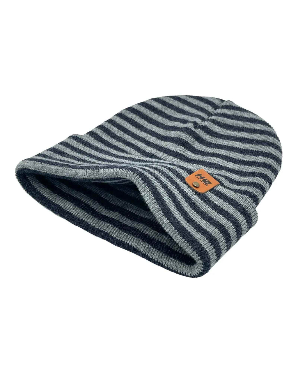 HAAKWEAR Classic RORO Cuffed Beanie / Hat - Gray / Denim, Made in USA