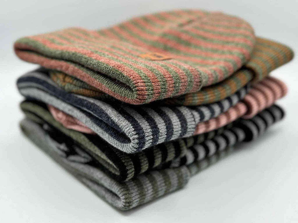 HAAKWEAR Classic RORO Cuffed Beanie / Hat - Gray / Denim, Made in USA