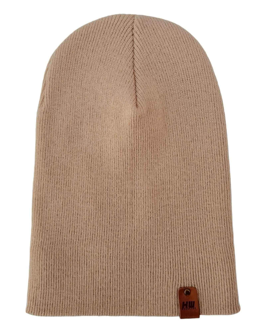 HAAKWEAR Knit Cuffed Classic Beanie / Hat - Dune Beige, Made in USA