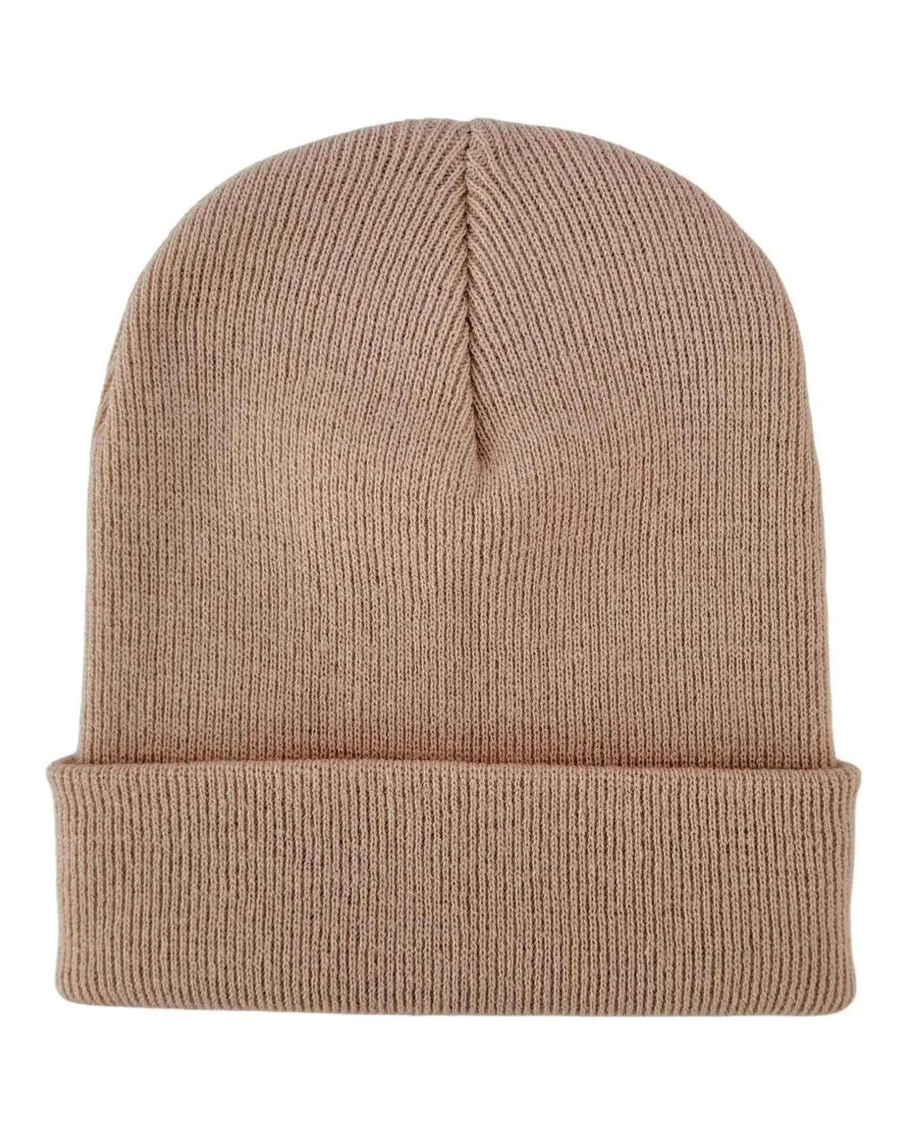 HAAKWEAR Knit Cuffed Classic Beanie / Hat - Dune Beige, Made in USA