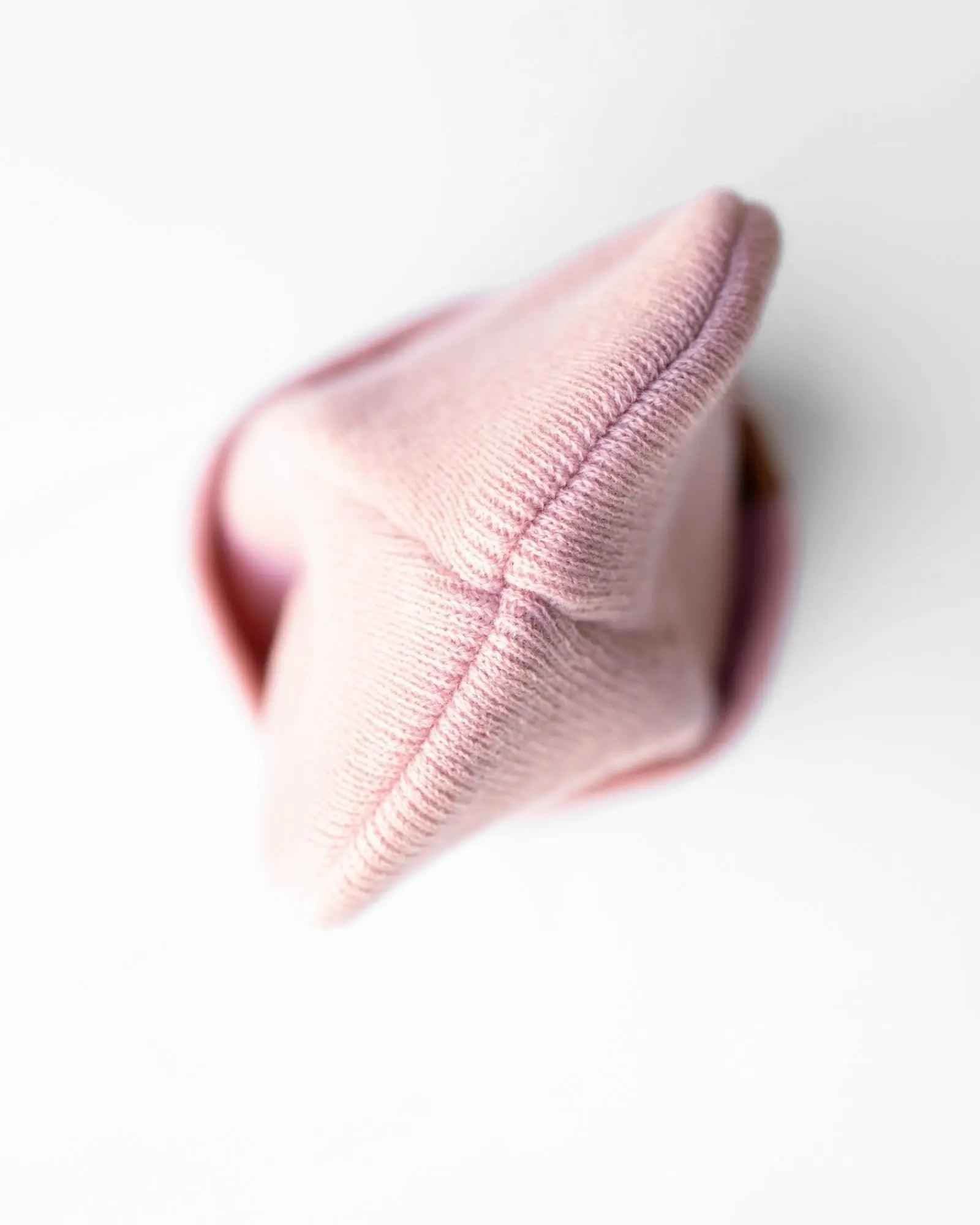 HAAKWEAR Pearl Pink Beanie - Knit Cuffed Classic Hat Made in USA