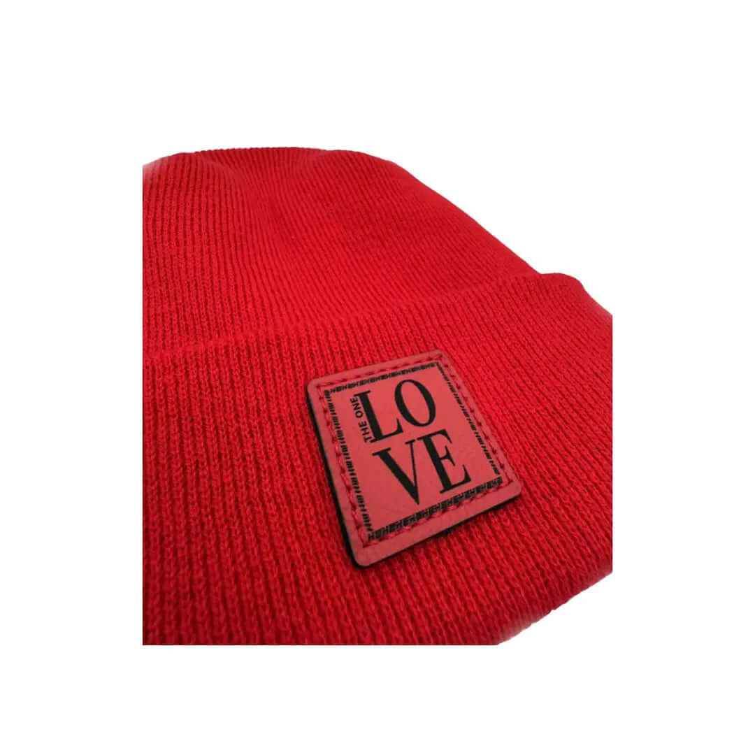 Viral Love-Inspired H-Stitch Beanie – Scarlet Red | Limited Edition