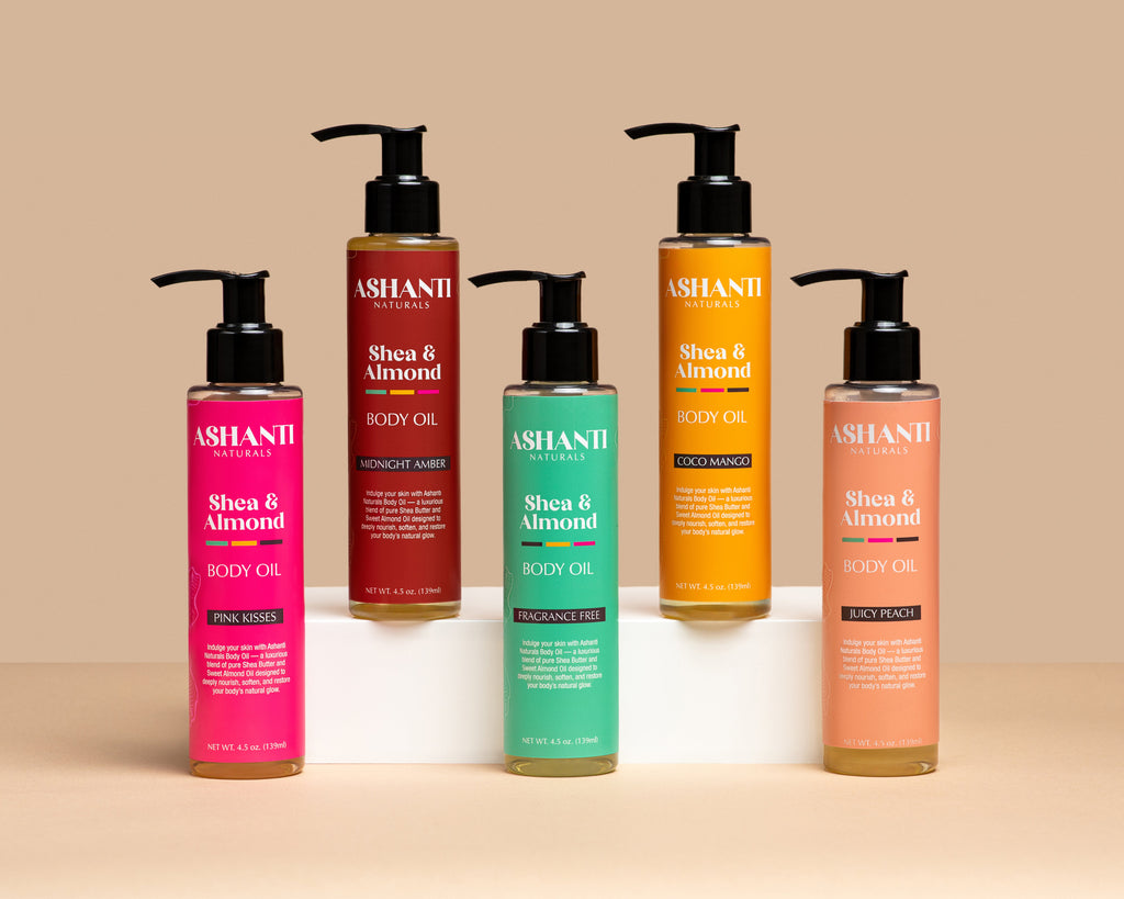 ASHANTI NATURALS Shea & Almond Body Oil - Pink Kisses