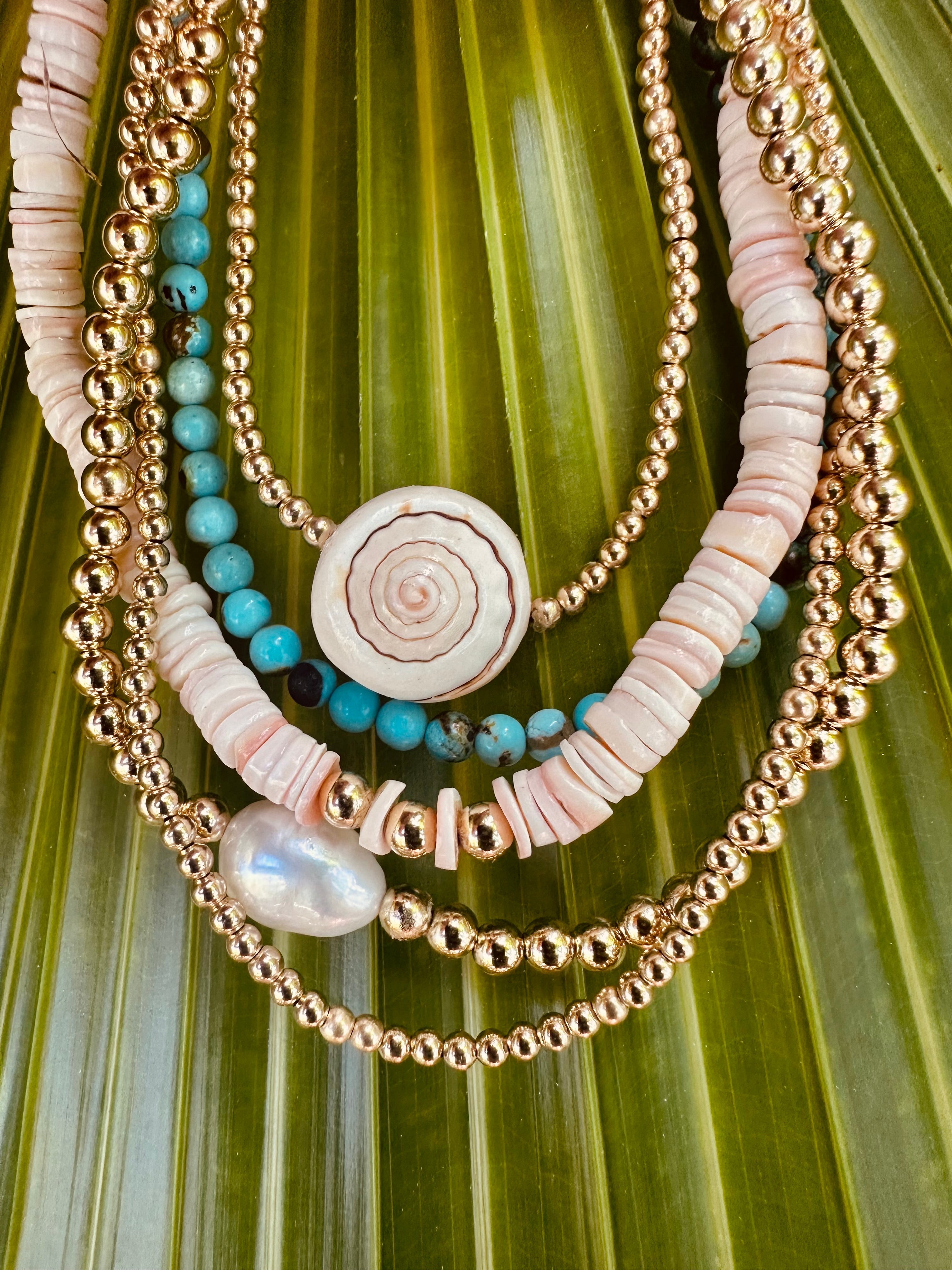 Natural Turquoise + 14k Gold Filled || Adult Anklet