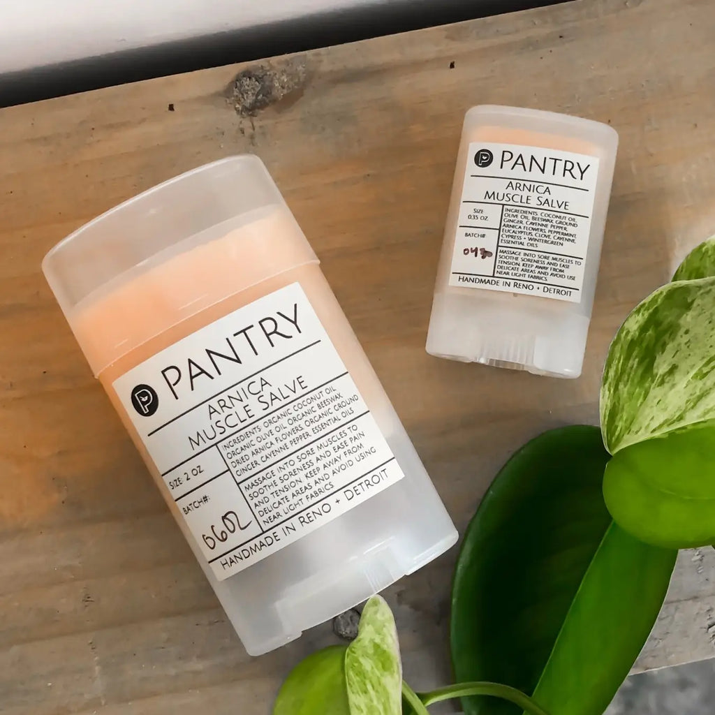 Arnica Muscle Salve | Sore Muscle, Sprains + Strains Balm