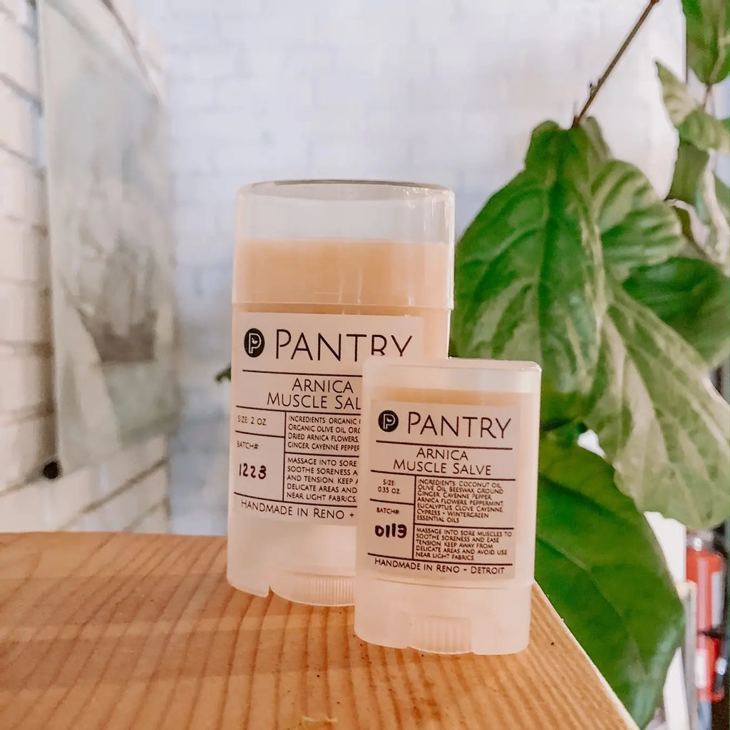 Arnica Muscle Salve | Sore Muscle, Sprains + Strains Balm