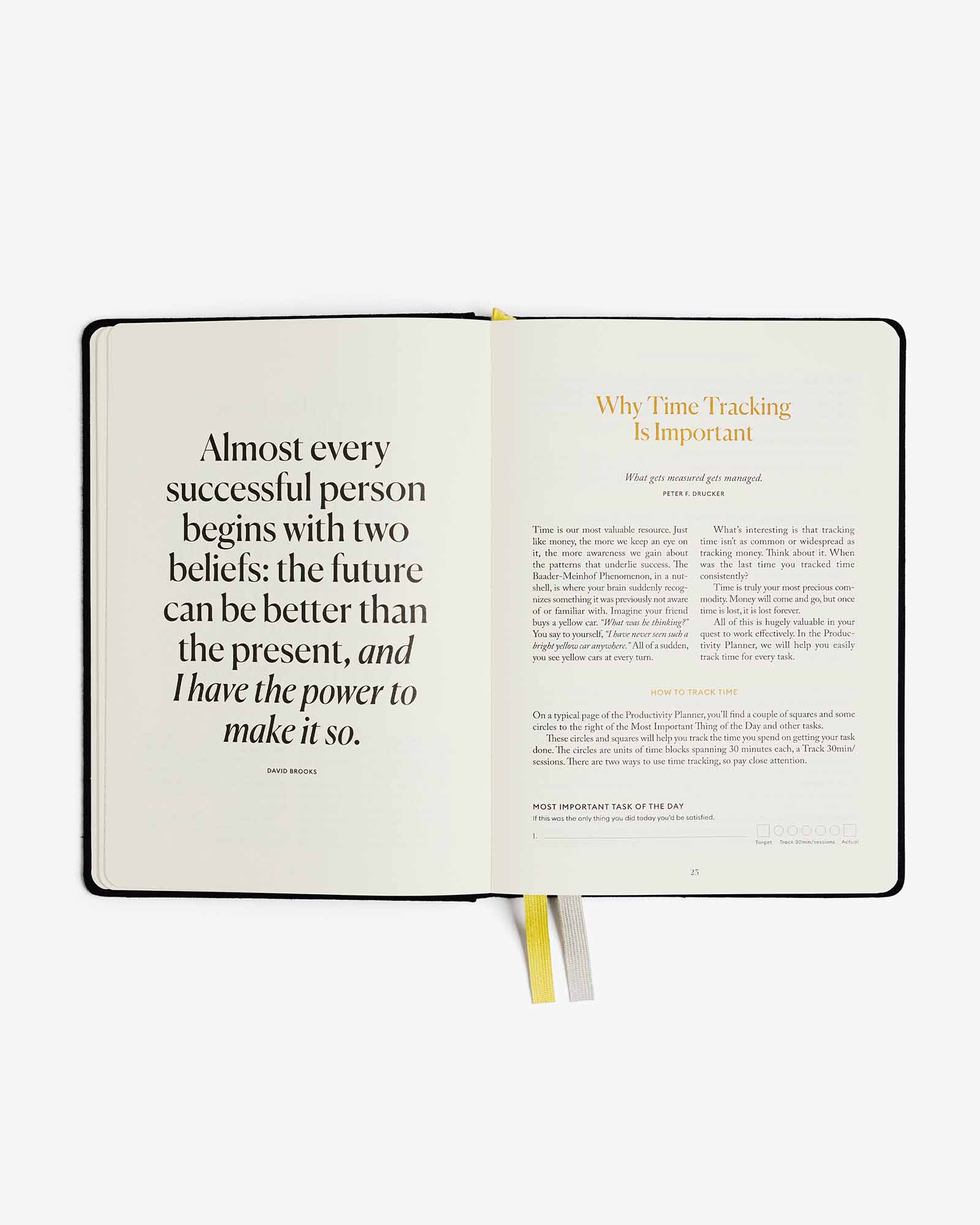 Productivity Planner - Black