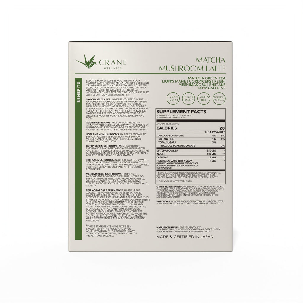 Matcha Mushroom Latte