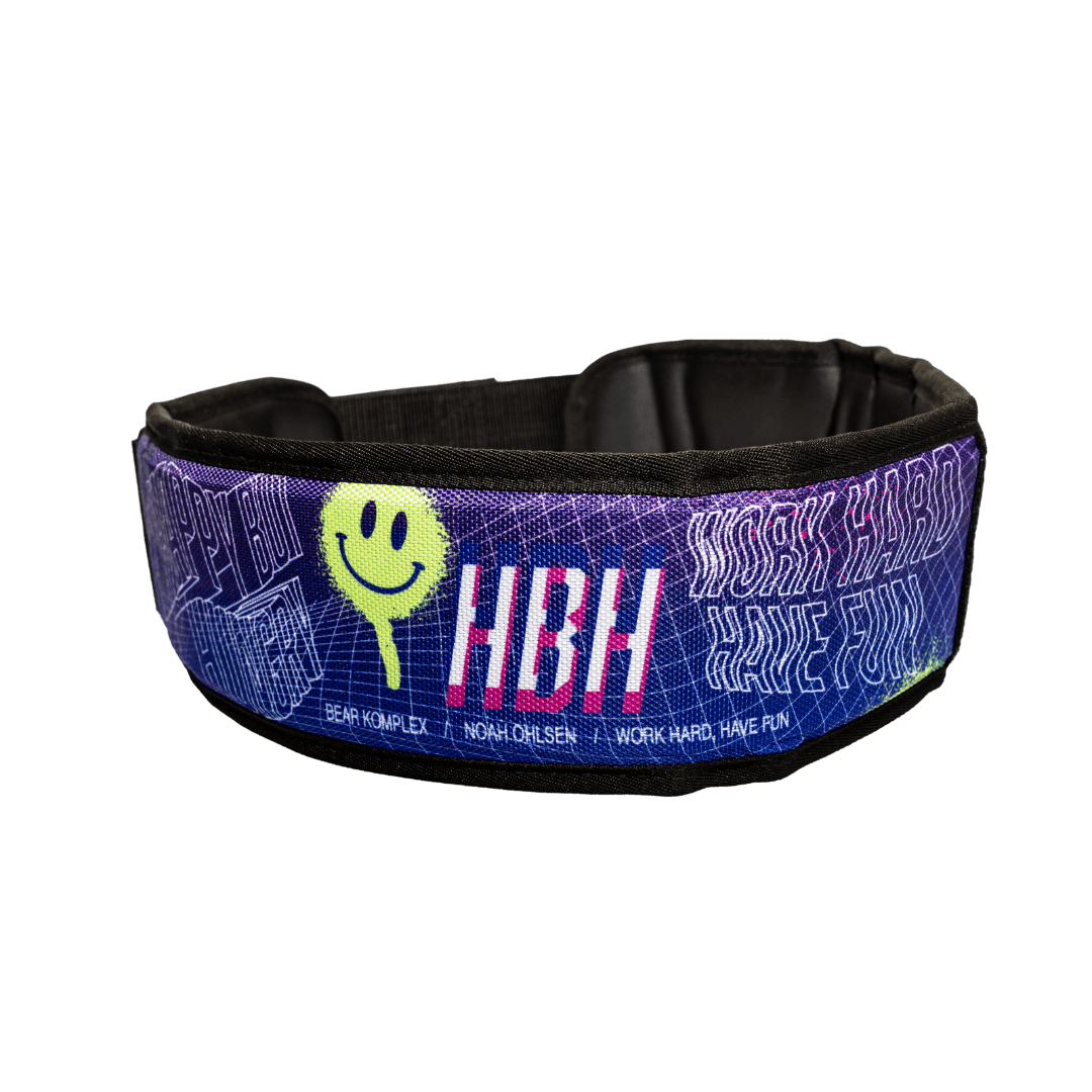 Bear KompleX "APEX" Premium Leather Belt - Noah Ohlsen "Happy But Hungry"