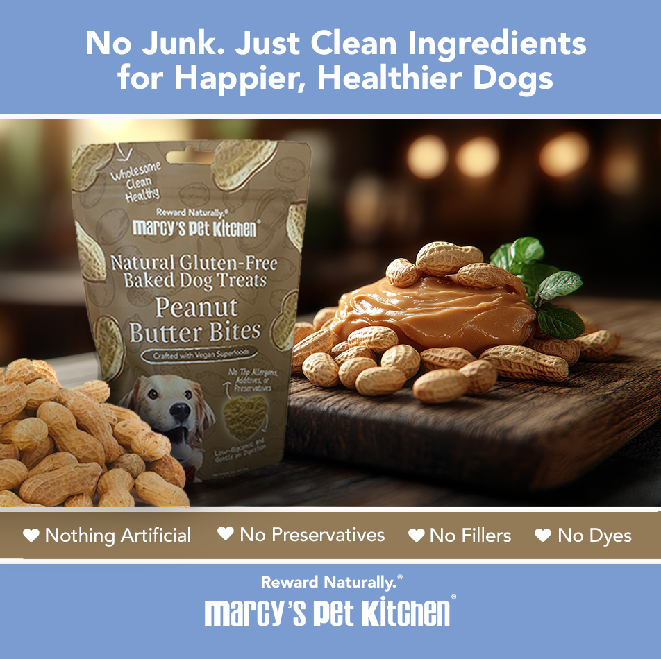 Marcy's Pet Kitchen® - 'On-The-Go' All-Natural, Vegan Peanut Butter Biscuit