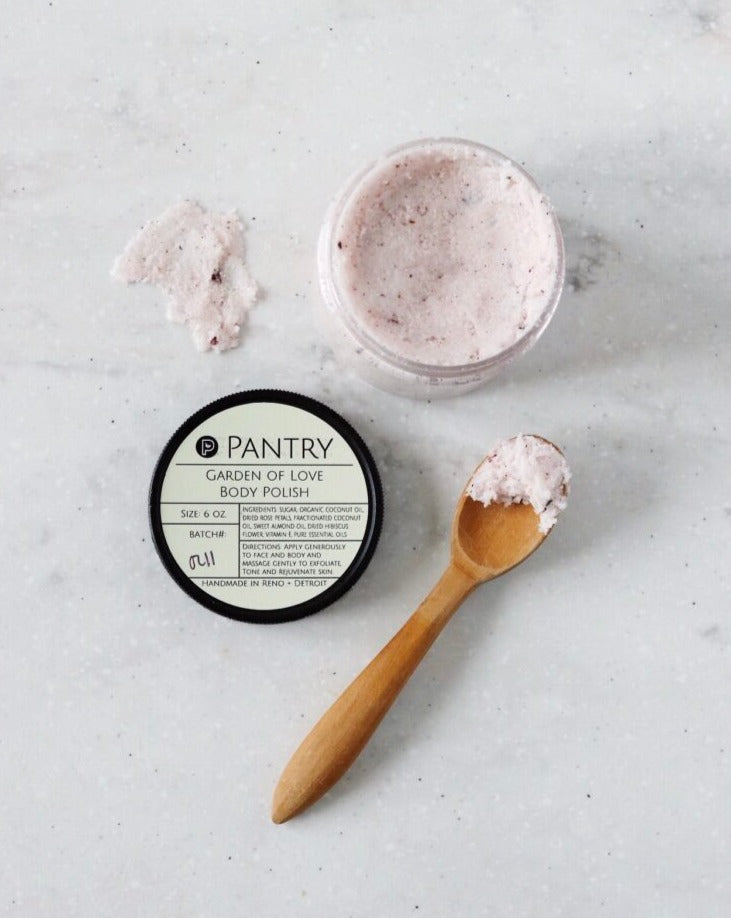 Garden of Love Body Polish - Exfoliating Sugar Scrub