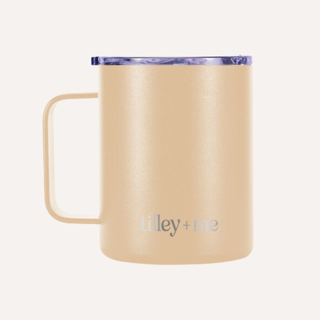 Camping Mug Stainless Steel Tumbler – Insulated Hot and Cold Beverage Mug